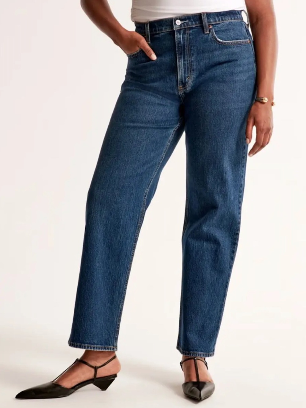Abercrombie & Fitch The Vintage Straight High Rise Jeans Women’s Size 30 / 10R